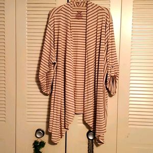 Brown/ tan lightweight open shirt